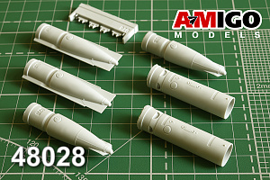 Дополнения из смолы 1/48 Подвесной топливный бак ПТБ-800 Су-17М, Су-25 (Amigo Models)