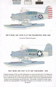 Декаль 1/72 SOC Seagulls at War (Starfighter Decals)