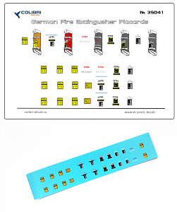 Декаль 1/35 German Fire Extingusher Placards (Colibri Decals)