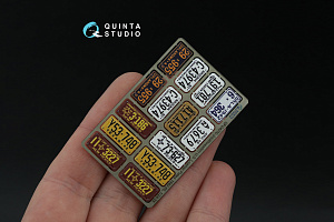 Автомобильные номера США, юго-западные штаты, 1940-1950 (для всех моделей) (на метал. основании)