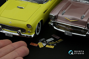 Автомобильные номера США, юго-западные штаты, 1950-1960 (для всех моделей) (на метал. основании), ч2