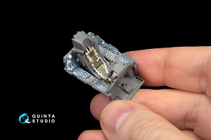 3D Декаль интерьера кабины Су-27УБ (для модели GWH)