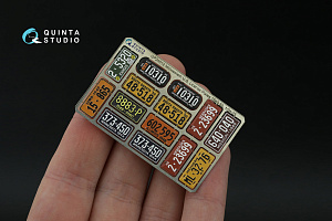 Автомобильные номера США, средний запад, 1940-1950 (для всех моделей) (на метал. основании)