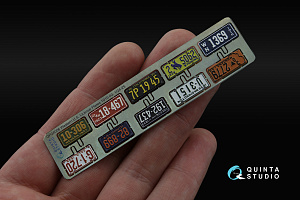 Автомобильные номера США, западные штаты, 1910-1940 (для всех моделей) (на метал. основании)