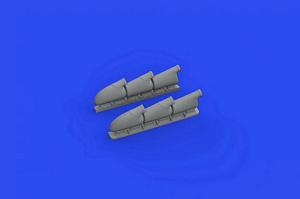 Дополнения из смолы 1/48 Круглые выхлопные патрубки Supermarine Spitfire Mk.V (для модели Eduard) 