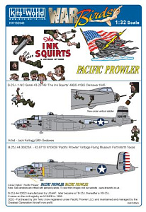 Декаль 1/32 North-American B-25J Mitchell 43-28149 (Kits-World)