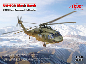 Сборная модель 1/48 Sikorsky UH-60A Black Hawk (ICM)