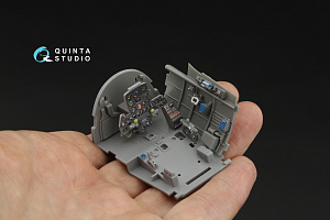 3D Декаль интерьера кабины Nakajima Ki-84 Hayate (Hasegawa)