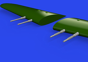 Дополнения из смолы 1/48 Стволы пушки  Hawker Hurricane Mk.IIc (для модели Arma Hobby)