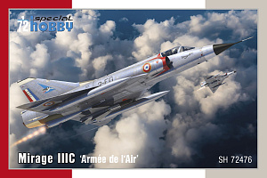 Сборная модель 1/72 Dassault-Mirage IIIC 'Armee de l'Air'  (Special Hobby)