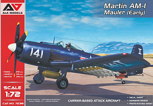 Сборная модель 1/72 Martin AM-1 'Mauler' Early Attack Aircraft (A & A Models)
