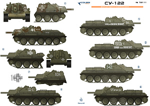 Декаль 1/72 SU-122 (Colibri Decals)