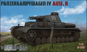 Сборная модель 1/72 Panzerkampfwagen IV Ausf.B (World At War) (IBG Models)