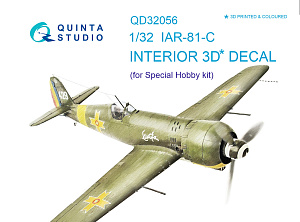 3D Декаль интерьера кабины IAR - 81C (для модели Special Hobby)