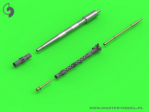 Дополнения из латуни 1/35 PzKpfw II Ausf. A-F 2cm KwK30 L/55 & MG-34 gun barrels