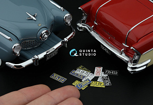 Автомобильные номера США, юго-восточные штаты, 1950-1960 (для всех моделей) (на метал. основании) ч2