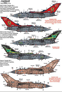 Декаль 1/48 Panavia Tornado Special Schemes (3) (Xtradecal)