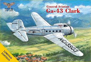 Сборная модель 1/72 GA-43 'Clark' Airliner (Western Air Express) (Sova-M)