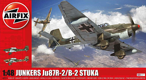 Сборная модель 1/48 Junkers Ju-87B/R-2 'Stuka' (Airfix) (повреждённая упаковка)