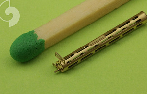 Дополнения из латуни 1/48 Ствол к немецкому пулемету Parabellum LMG14, 1 МВ 1шт