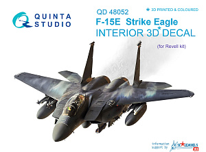 3D Декаль интерьера кабины F-15E (для модели Revell)