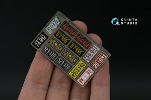 Автомобильные номера США, юго-восточные штаты, 1940-1950 (для всех моделей) (на метал. основании)