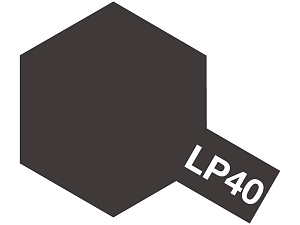 Краска лаковая LP-40 Metallic Black (Tamiya) (10ml)