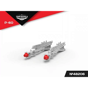 Дополнения из смолы 1/48 Управляемая ракета Р-60 (Temp Models)/ МиГ-21, МиГ-23, МиГ-25, МиГ-29, МиГ-31, Су-17, Су-24, Су-25, Як-38, Ми-24