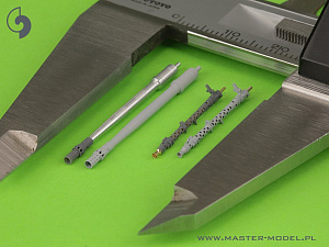 Дополнения из латуни 1/35 PzKpfw II Ausf. A-F 2cm KwK30 L/55 & MG-34 gun barrels