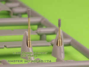 Дополнения из латуни 1/48 Douglas A-4 Skyhawk - стволы автопушки Colt Mk12 калибра 20 мм