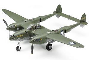 Сборная модель 1/48 Lockheed P-38F/G Lightning (Tamiya)