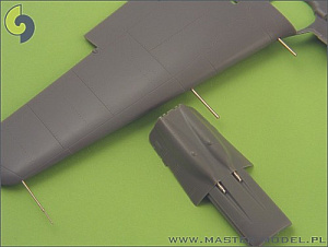 Дополнения из латуни 1/48 Focke-Wulf Fw-190A-7/A-8 Пушечные и пулеметные стволы & Pitot Tube