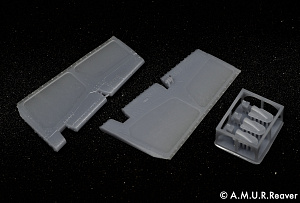 Дополнения из смолы 1/48 Рули направления для МиГ-29 9-13 (A.M.U.R.Reaver)