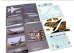 Декаль 1/32 General-Dynamics F-16A Fighting Falcon (1) Royal Netherlands Air Force J-366 (Zotz)