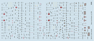 Декаль 1/48 F-104A/C stencils (KIN)