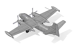Сборная модель 1/72 North-American AJ-1 Savage (Roden)