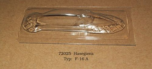 Вакуформованный фонарь 1/72 General-Dynamics F-16A (для модели Hasegawa) (Rob Taurus)