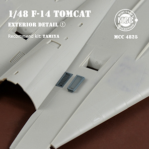 Дополнения из смолы 1/48 Grumman F-14 Tomcat Exterior Details Part 1 (для модели Tamiya)