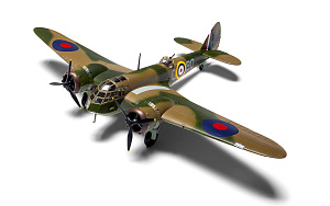 Сборная модель 1/72 Bristol Blenheim Mk.IF (Airfix)
