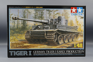 Сборная модель 1/48 Немецкий танк Тигр I (ранняя версия) (Tamiya)