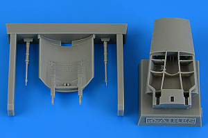 Дополнения из смолы 1/48 Воздушные тормоза BAe Harrier T2/T4/T8 (Kinetic Model kits)