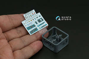 3D Декаль интерьера кабины МиГ-21БИС Ранний (с системой Лазурь-М) (Eduard) (с 3D-печатными деталями)