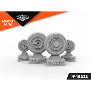 Дополнения из смолы 1/48 Колеса шасси МИГ-23 МЛД (Temp Models)