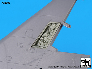 Дополнения из смолы 1/32 Douglas A-4E Skyhawk spine electronic + tail (для Trumpeter kits)