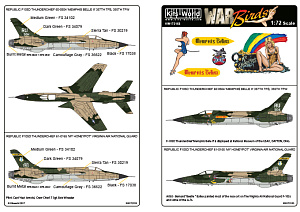 Декаль 1/72 REPUBLIC F105D THUNDERCHIEF 60-0504 MEMPHIS BELLE II (Kits-World)