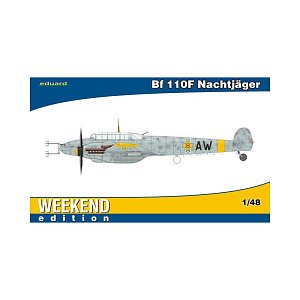 Сборная модель 1/48 Bf 110F Nachtjäger (Weekend Edit.) (Eduard kits)