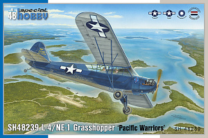 Сборная модель 1/48 L-4/NE-1 Grasshopper 'Pacific Warriors' (Special Hobby)