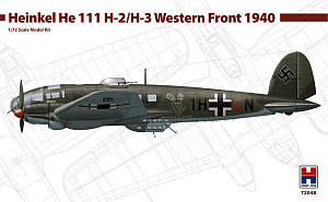 Сборная модель 1/72 Heinkel He-111H-2/H-3 Western Front 1940 (Hobby 2000)