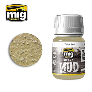 Жидкость для имитации грязевых брызг и потеков HEAVY MUD Thick Soil (35mL) (Ammo Mig)