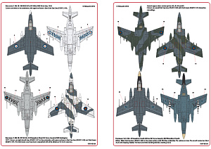 Декаль 1/48 Blackburn Buccaneers S. Mk 2 Mk2A Mk2B (Kits-World)